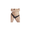 Tanga ouvert en satin avec perles - Cottelli